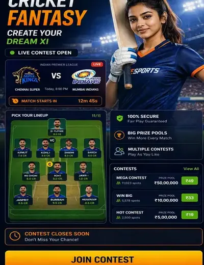 Hero11 (hero11) fantasy cricket & matchday visual 3